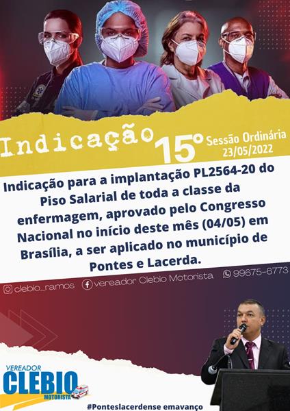 Indicação da 15ª Sessão Ordinária 202