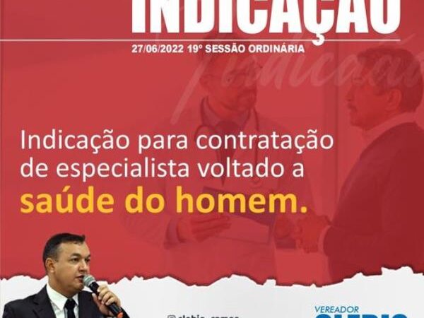 Saúde do Homem – Indicação