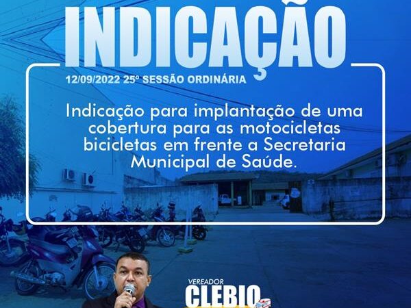 Indicação da 25ª Sessão Ordinária 2022