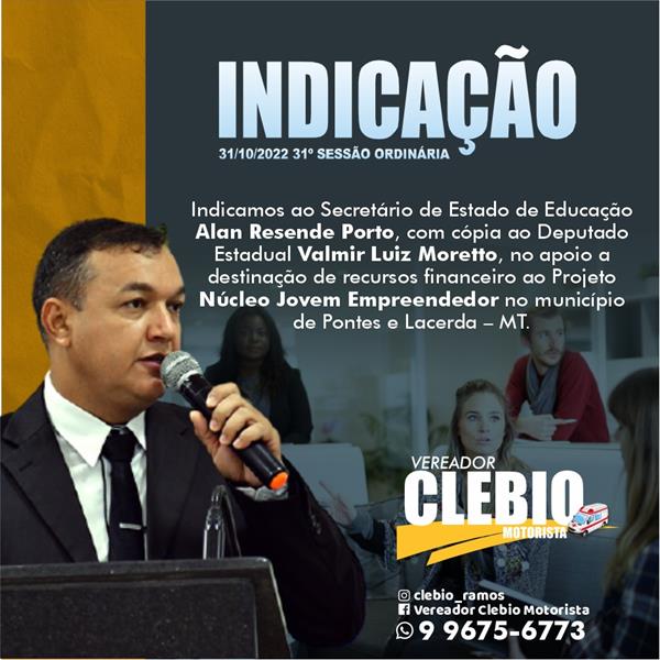 Indicação Projeto Núcleo Jovem Empreendedor