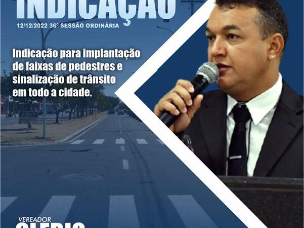 Indicação da 36ª Sessão Ordinária 2022