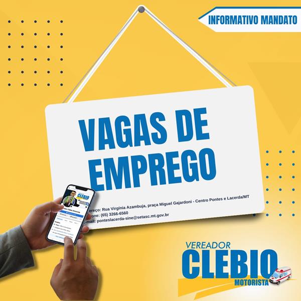 Vagas de Emprego em Pontes e Lacerda