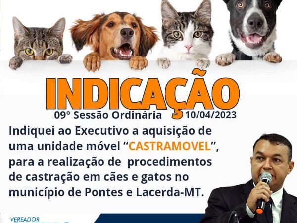 Indicação para aquisição de uma unidade móvel “CASTRAMOVEL”