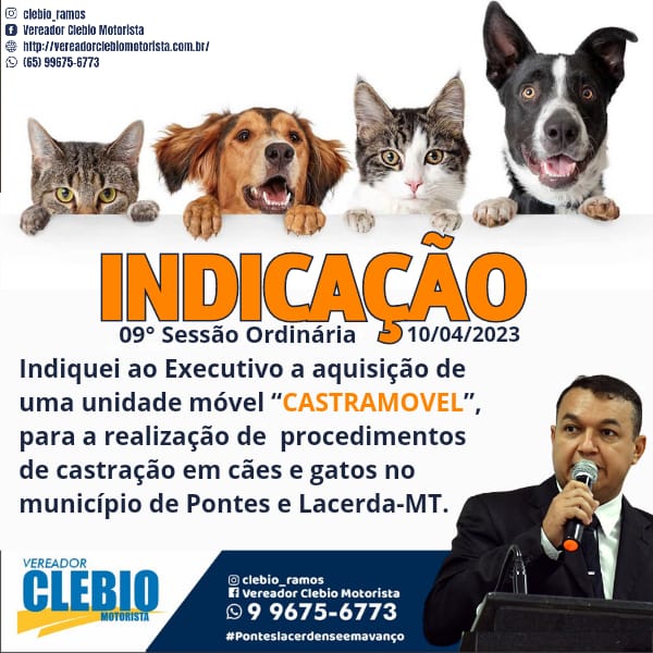 Indicação para aquisição de uma unidade móvel “CASTRAMOVEL”