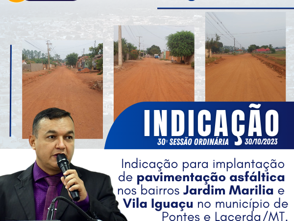 Vereador Clébio Motorista apresenta indicação 314/2023 ao Executivo