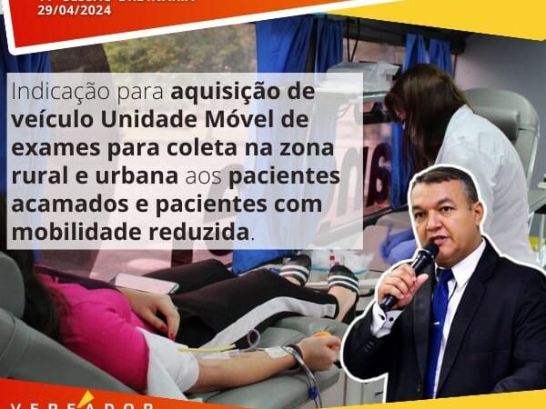 Indicação para Aquisição de Veículo para o Departamento Central de Abastecimento Farmacêutico